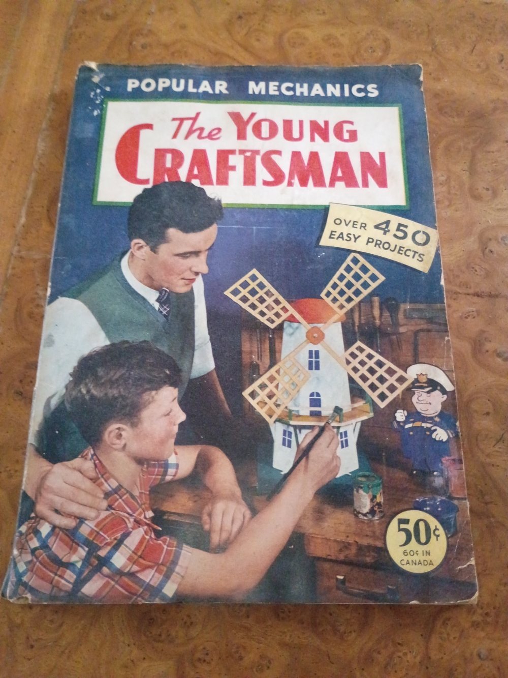The Young Craftsman Kids Project Book - Blue Cover